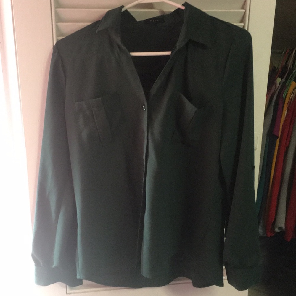 button up blouse
